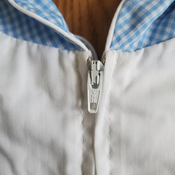 VTG 80s Baby Train Themed Romper by Jayne Copeland Sz 3M - Picture 5 of 6